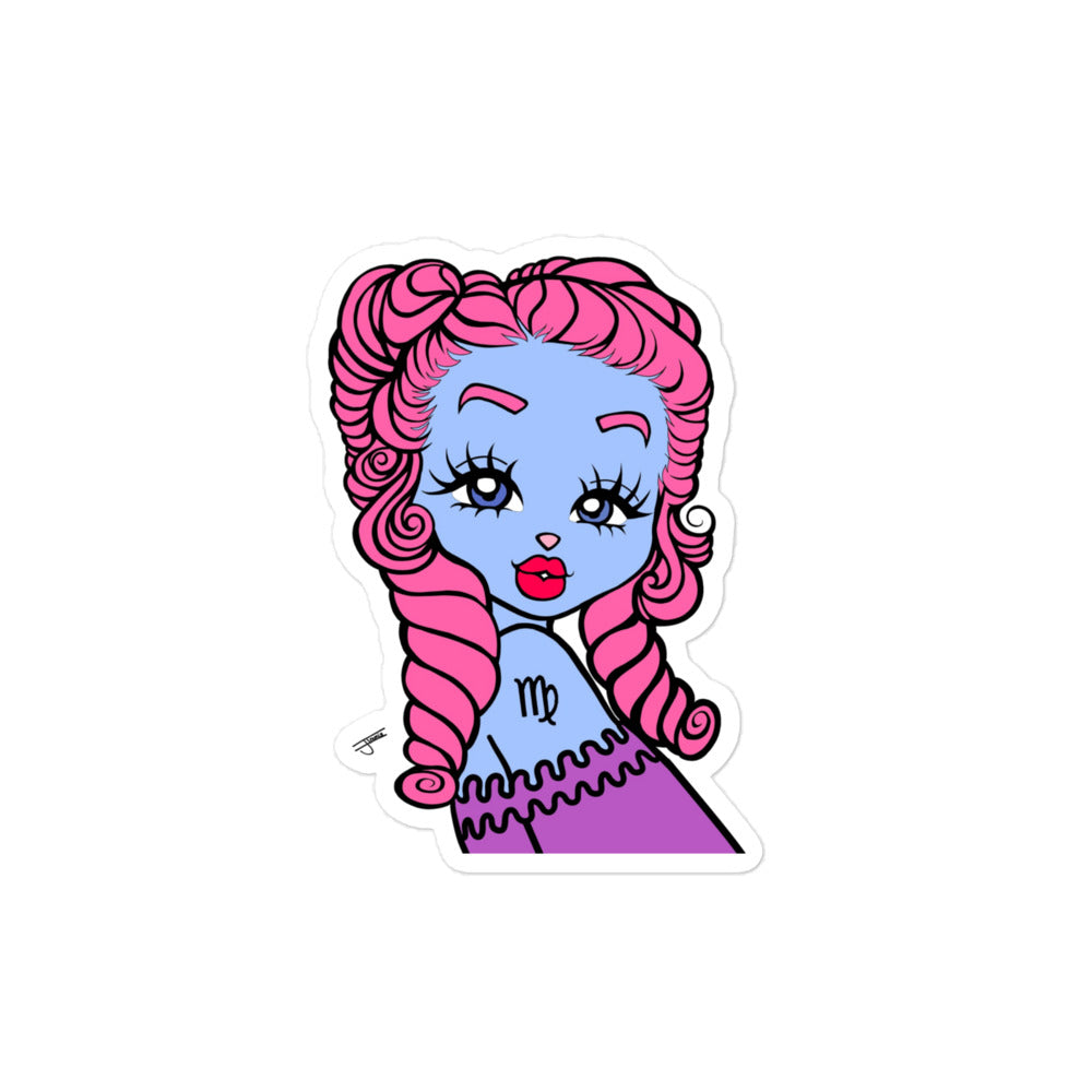 Miss Virgo Sticker by Shopimmis.com