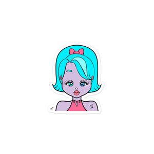 Miss Gemini Sticker